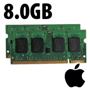 (*) Apple 8.0GB (2x 4GB) PC3-1490000 DDR3L 1867MHz SO-DIMM 204 Pin CL11 SO-DIMM Memory Upgrade Kit