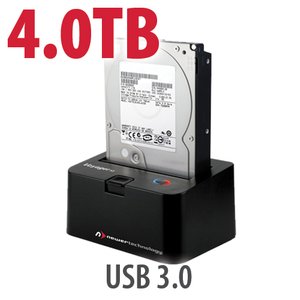 4.0TB 7200RPM HD & NewerTech Voyager S3 'SuperSpeed' USB 3.0 Interface SATA 6Gb/s Dock Bundle