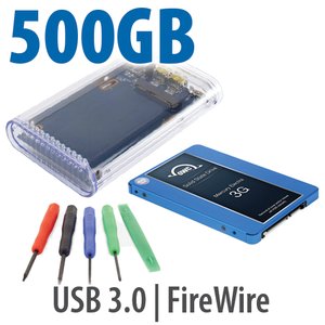 DIY KIT: OWC On-the-Go FW800/USB 3.0 2.5" Enclosure + 500GB Mercury Electra 3G SSD
