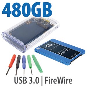 DIY KIT: OWC On-the-Go FW800/USB 3.0 2.5" Enclosure + 480GB Mercury Extreme Pro 6G SSD
