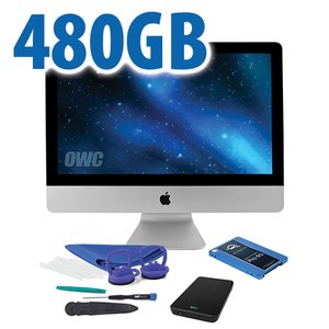 DIY Kit for 2012 - 2019 21.5" iMac's factory HDD: 480GB OWC Mercury Extreme Pro 6G SSD.
