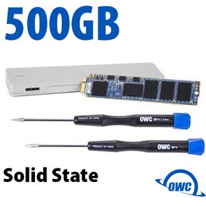 500GB OWC Aura Pro 6Gb/s SSD + OWC Envoy Upgrade Kit for MacBook Air (2012)