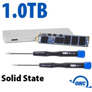 1.0TB OWC Aura Pro 6Gb/s SSD + OWC Envoy Upgrade Kit for MacBook Air (2012)