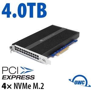 4.0TB OWC Accelsior 4M2 PCIe 3.0 NVMe M.2 SSD Storage Solution