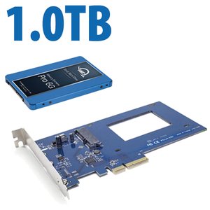 DIY Kit: OWC Accelsior S + 1.0TB Extreme Pro 6G Solid-State Drive Bundle.