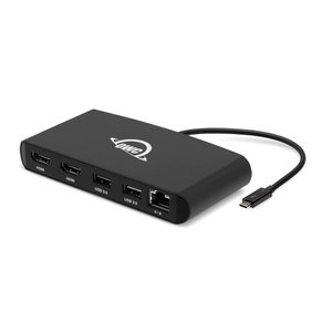OWC 5-Port Thunderbolt 3 mini Dock - 2 x HDMI, 1 x USB 3, 1 x USB 2, Ethernet 1000BT *Bus-Powered*