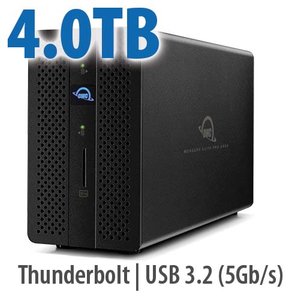 4.0TB OWC Gemini - Thunderbolt (USB-C) Dock and Dual-Drive RAID Solution