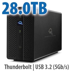 28.0TB OWC Gemini - Thunderbolt (USB-C) Dock and Dual-Drive RAID Solution