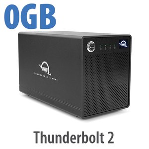 (*) OWC ThunderBay 4 mini Four-Bay External Drive Enclosure with Dual Thunderbolt 2 Ports