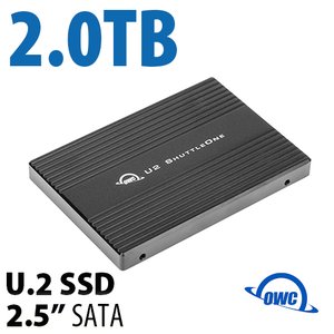 (*) 2.0TB OWC U2 ShuttleOne NVMe U.2 SSD