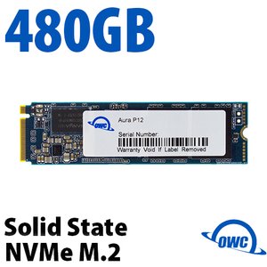 (*) 480GB OWC Aura P12 Pro PCIe 3.0 NVMe M.2 2280 SSD