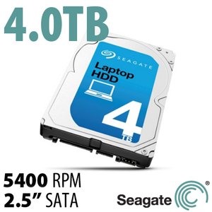 (*) 4.0TB Seagate Laptop 2.5-inch 15mm SATA 6.0 Gb/s Hard Drive