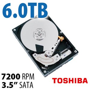 (*) Toshiba 6.0TB MD08ADA Series Hard Disk Drive