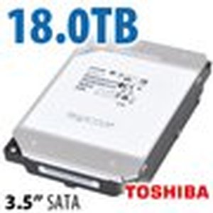 (*) 18.0TB Toshiba MG09 3.5-inch SATA 6.0Gb/s 7200RPM 512e Enterprise Class Hard Disk Drive
